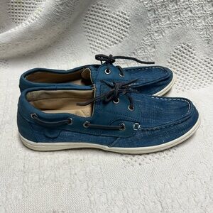 Sperry Koifish Textile Boat Blue Shoe Size 7.5 Women’s